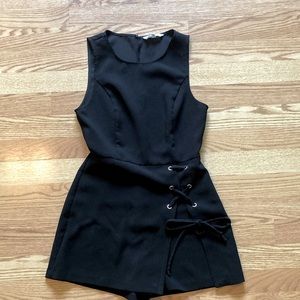 BCBG Romper Jumpsuit Black